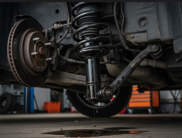 نشت روغن از کمک فنر خودرو