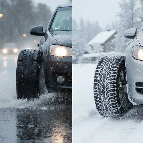 بهترین نوع لاستیک برای فصول بارانی و برفی